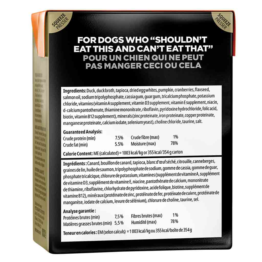 GO DOG SENSITIVITIES LID GRAIN FREE DUCK 12.5OZ