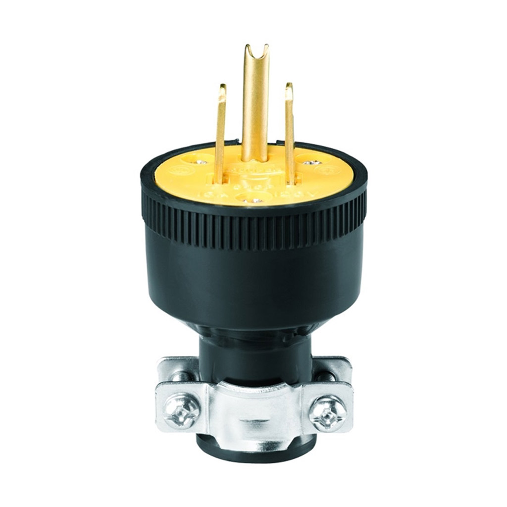 EATON ELECTRICAL PLUG 3-WIRE,15A, 125V, BLK