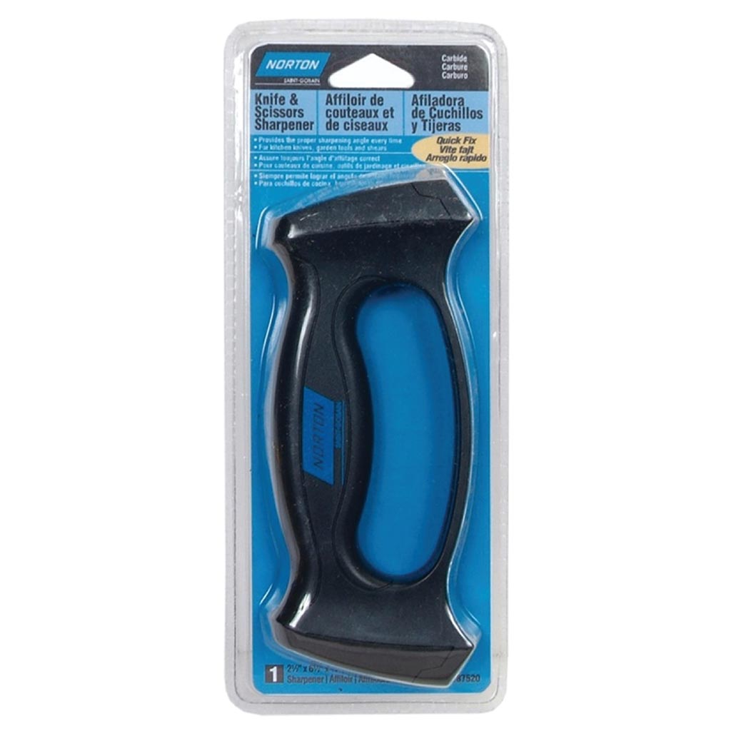 NORTON 87520 KNIFE/SCISSOR MECH. SHARPENER, 6"L X 2-1/2"W