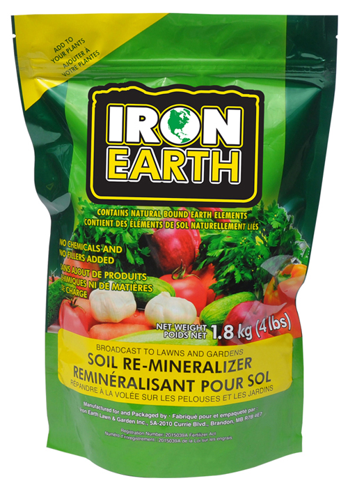 IRON EARTH SOIL RE-MINERALIZER 1.8KG (4LB)