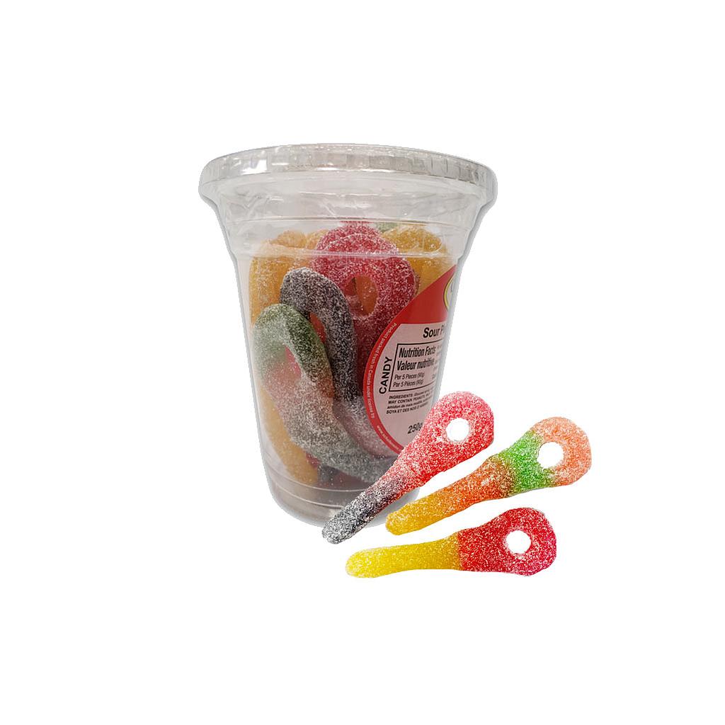 COTTAGE COUNTRY SOUR PLEEZERS 125G CUP