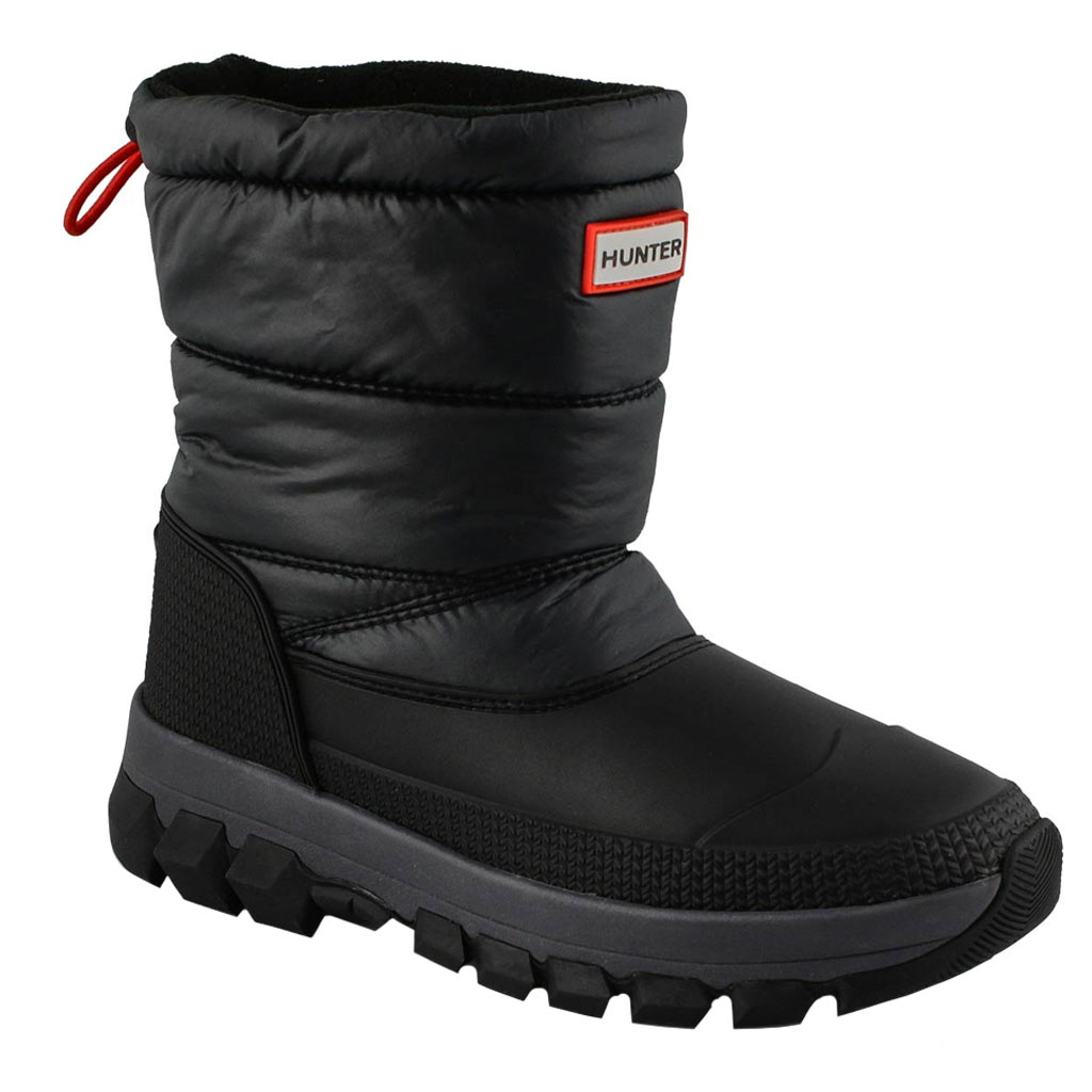 DMB - HUNTER INTREPID SHORT WOMENS SNOW BOOT BLACK SIZE 10