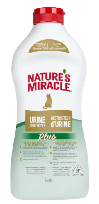 NATURE'S MIRACLE CAT URINE DESTROYER PLUS 32OZ