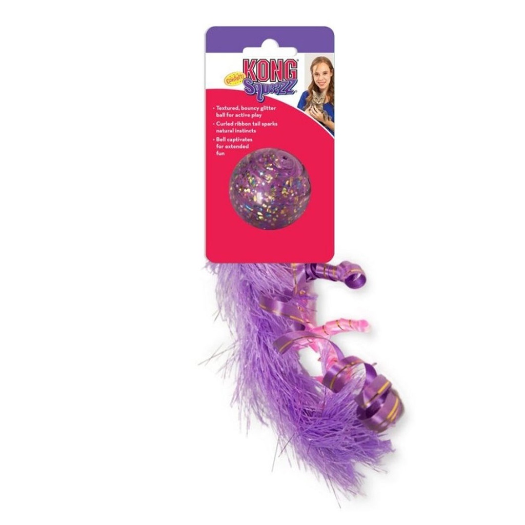 DMB - KONG CAT CONFETTI SQUEEZZ ASST