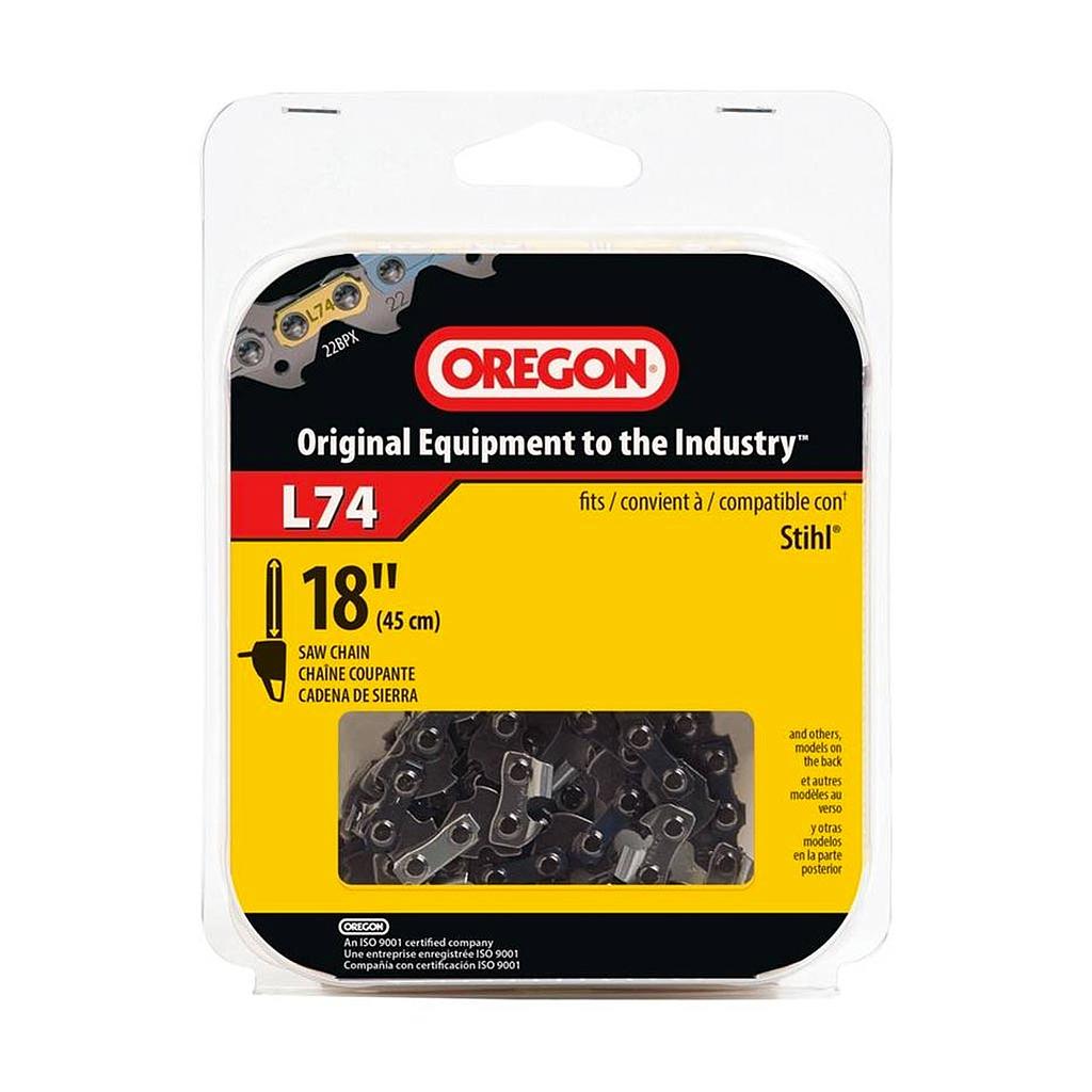 DMB - OREGON L74 CHAINSAW CHAIN 18" 74 LNK