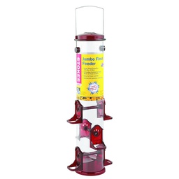 [10048836] STOKES 18&quot; FINCH FEEDER POLY RED/YLLW ASSRTD 2.5QT (38032)