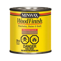 [10053212] MINWAX WOOD FINISH WEATHERED OAK 236ML