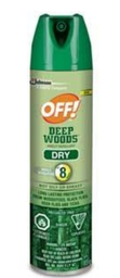 [10055210] OFF! INSECT REPELLENT DEEP WOODS DRY 8HRS 113g