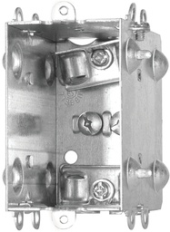 [10078900] HUBBELL DEVICE BOX STEEL SINGLE GANG 2X3X2.5D&quot;