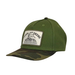 [10082302] JOHN DEERE CAP TWILL VINTAGE LOGO CAMO/OLIVE