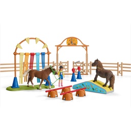 [10083004] SCHLEICH FW PONY AGILITY TRAINING