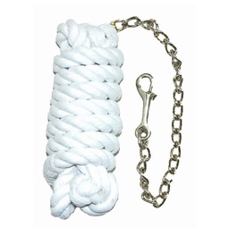 [10084620] GER-RYAN COTTON LEAD W/ 24&quot; CHAIN WHITE