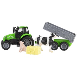 [10085352] BREYER TRACTOR &amp; TAG-A-LONG WAGON
