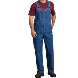 [10085794] DMB - DICKIES MENS STONEWASHED DENIM BIB OVERALL NAVY 30x30