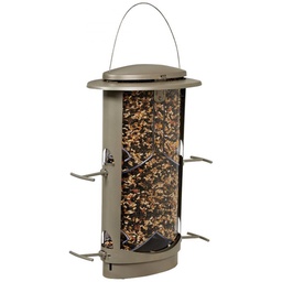[10086174] SQUIRREL-X X1 MIXED SEED FEEDER W/ 4 PORTS GREY