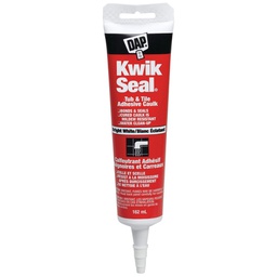[10086528] DAP KWIK SEAL ADHESIVE CAULK KITCHEN &amp; BATH WHITE 162ML (74853)