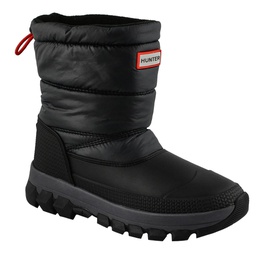 [10086944] DMB - HUNTER INTREPID SHORT WOMENS SNOW BOOT BLACK SIZE 9