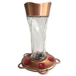 [10087404] DV - MORE BIRDS COPPER TWIST HUMMINGBIRD FEEDER