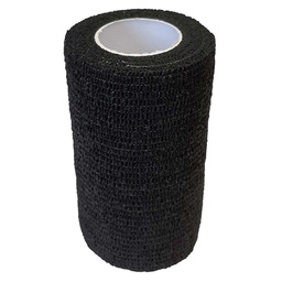 [10089494] SILVERLINE COHESIVE BANDAGE BLACK 4&quot;