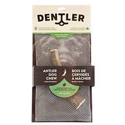 [10089724] DR - DENTLER WHOLE NATURAL ANTLER DOG CHEW LRG