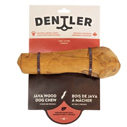 [10089740] DR - DENTLER JAVA WOOD SMOKED HAM MAPLE DOG CHEW MED