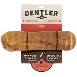 [10089744] DR - DENTLER JAVA WOOD SMOKED HAM MAPLE DOG CHEW XL