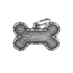 [10090076] MY FAMILY BRONX BONE FUTURISTIC ANTIQUE SILVER L
