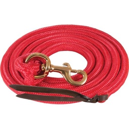 [10090838] GER-RYAN POLY COWBOY LEAD 9' W/BOLT SNAP RED