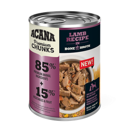 [10091190] ACANA DOG CHUNKS LAMB RECIPE IN BONE BROTH 363g (12.8OZ)