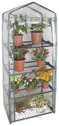 [10091880] LANDSCAPERS SELECT GREEN HOUSE POLY COVER W/ ZIPPER DOOR 27.5&quot;X19.25&quot; (GHSPS)