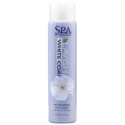 [10092364] TROPICLEAN SPA WHITE COAT SHAMPOO 16OZ
