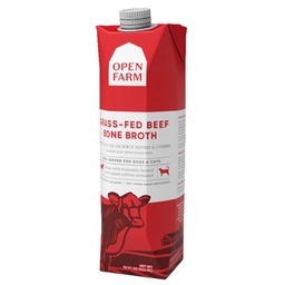 [10093234] OPEN FARM GRASS-FED BEEF BONE BROTH FOR DOGS &amp; CATS 32OZ