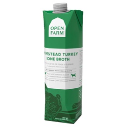 [10093774] OPEN FARM HOMESTEAD TURKEY BONE BROTH FOR DOGS &amp; CATS 32OZ