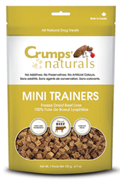[10093786] CRUMPS MINI TRAINERS BEEF LIVER FREEZE DRIED 126G