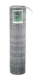 [10096868] RANGEMASTER POULTRY NETTING 20GA 50'LX36&quot;W, 1&quot; HEX MESH GALV.