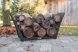 [10104698] IRON EMBERS TAMARACK LOG HOLDER 2'
