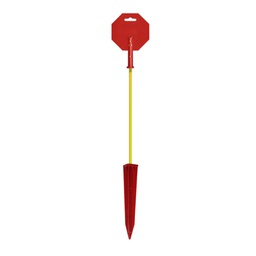 [10071964] DERCO ROD STOP SIGN 48&quot;L FIBERGLASS